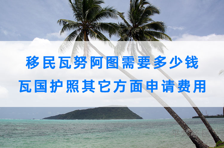 移民瓦努阿图需要多少钱，瓦国护照其它方面申请费用